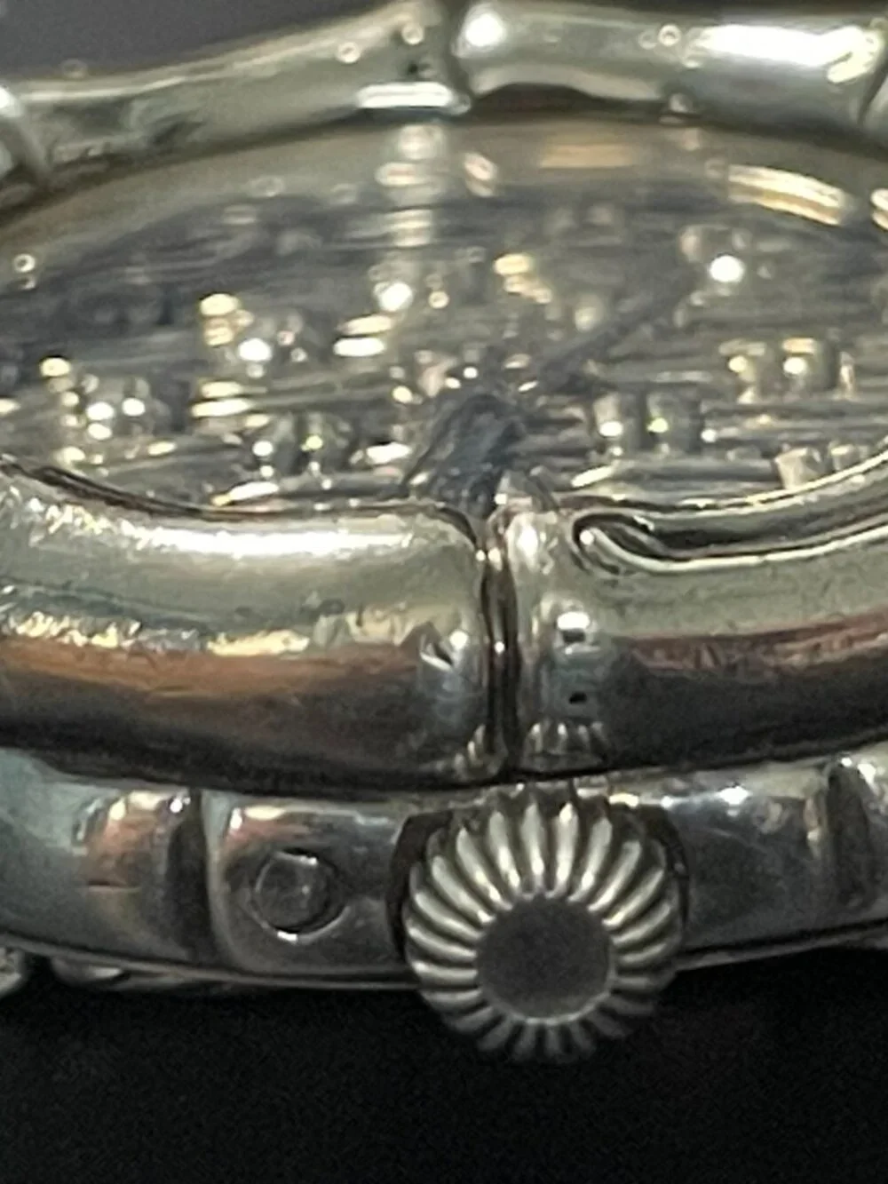 JOHN HARDY STERLING SILVER WATCH DEPLOYMENT CLASP